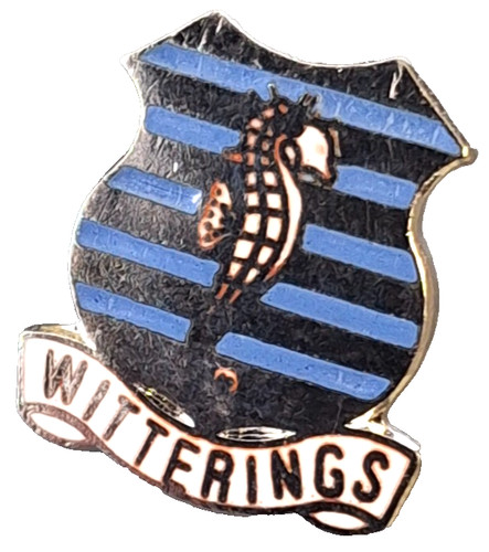 Witterings small pin badge - witterings,
