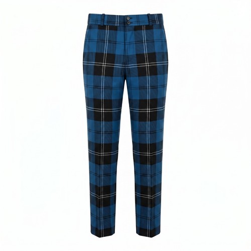 Men tartan trousers - tartan, trews