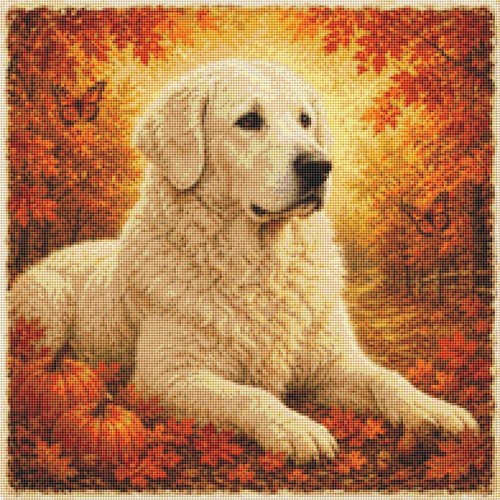 Hungarian kuvasz puppy dog - kuvasz,