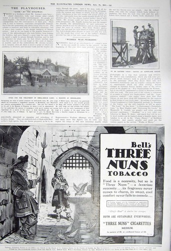 Old vintage print 1917 - old,