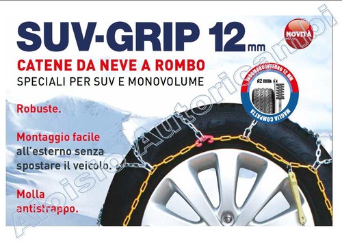 Snow chains suv - snow, 12mm