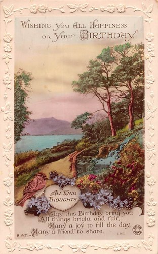 Family history postcard - family,