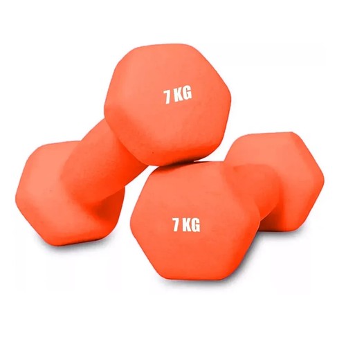 Dumbbell pair 7kg neoprene - x, 2