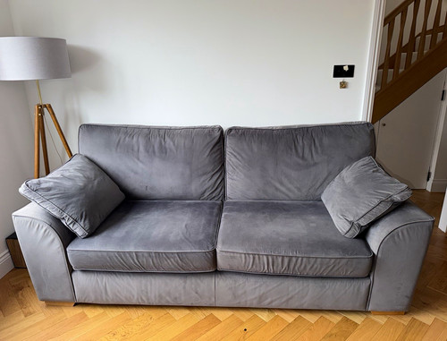 Next stamford grey velvet - stamford,