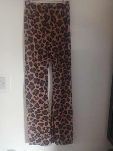 Leopard print ladies flared - print,
