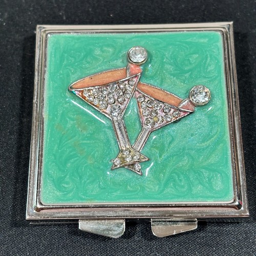 Double martini rhinestone - double,
