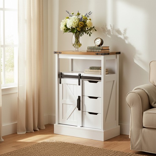 White sideboard storage - white,