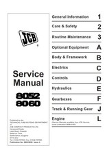 JCB 8052 8060 SERVICE MANUAL