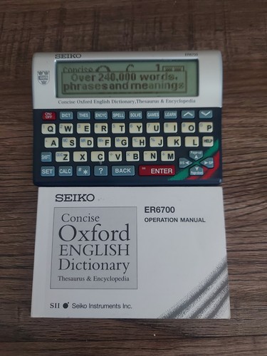 Seiko er6700 oxford dictionary - seiko,