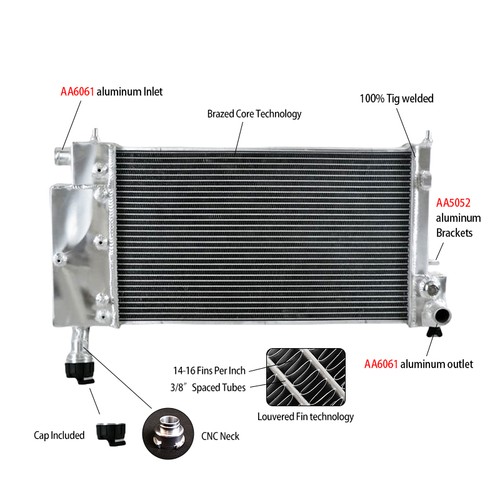 Radiator for 1991 2001 - for, peugeot