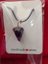 Amythest Stone Necklace to