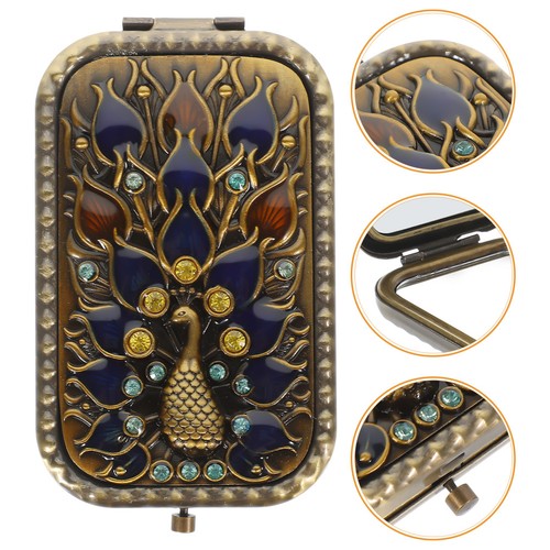 Vintage peacock mirror - ,