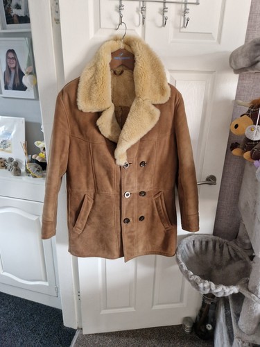 Mens vintage sheepskin - mens,