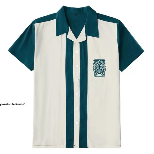 Men shirts rockabilly bowling - men,
