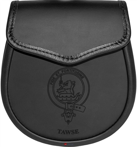 Tawse leather day sporran - tawse,