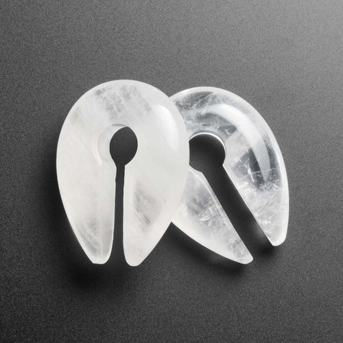 Cloudy quartz keyhole - cloudy, stone