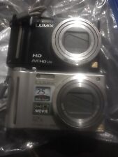 2 Panasonic Lumix cameras DMC-TZ10 & DMC TZ7  Untested Working. No Chargers