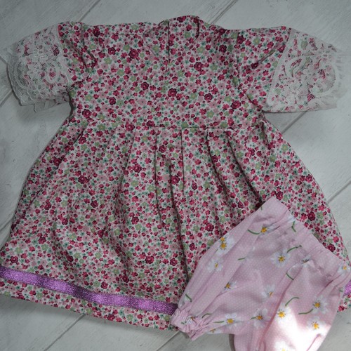 Dolls dress and - , pants/knickers