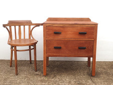Art Deco Style Light Oak Chest