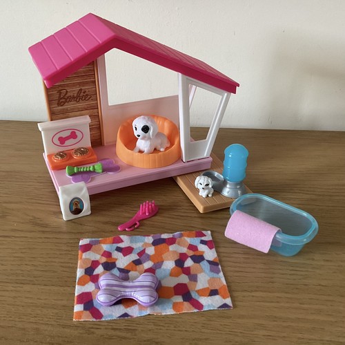 Barbie puppies dog house - dog,