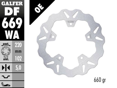 Df669wa galfer rear fixed disc - rear,