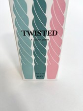 Hay Design Candle Set of 6 Twisted Glossy Paraffin Multi Home Designer New 20 cm