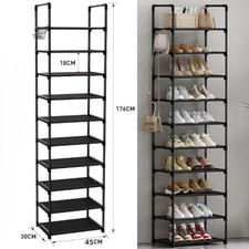 10Tier Narrow Shoe Rack Shoe