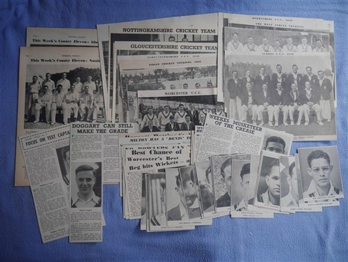 Cricket magazine cuttings - 80,