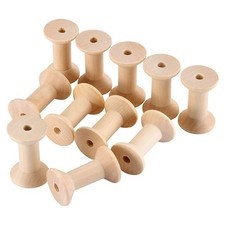 .24Pcs Wooden Empty Thread