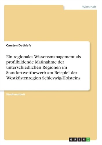 Dethlefs ein regionales - -,
