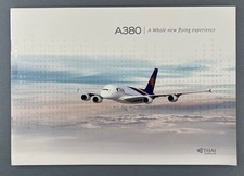 Thai Airways Airbus A380 Airline Brochure Cabin Crew First Class Business Class