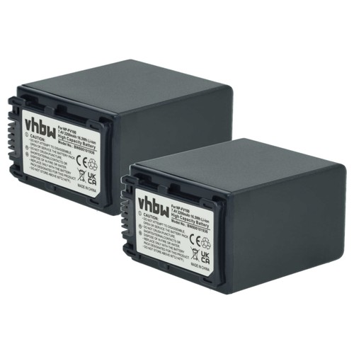 Battery for sony hdr cx740e - 2x, hdr-cx740e