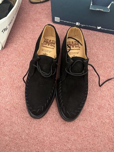 George cox black suede - george,