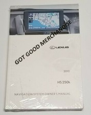 2010 LEXUS HS 250h HS250h NAVIGATION SYSTEM OWNERS MANUAL USER GUIDE GAS HYBRID