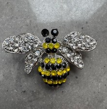 Crystal bee brooch, Manchester