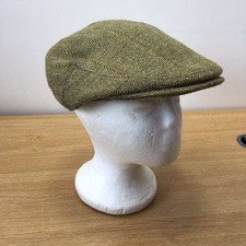 Mens Derby Tweed Flat Cap Size