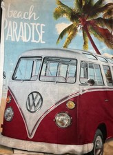 VW Samba Split Screen Camper Blanket official merch