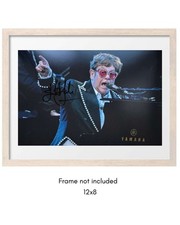 Elton John Hand Signed Photo