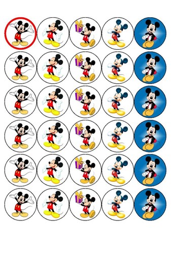 Mickey mouse edible - mickey,