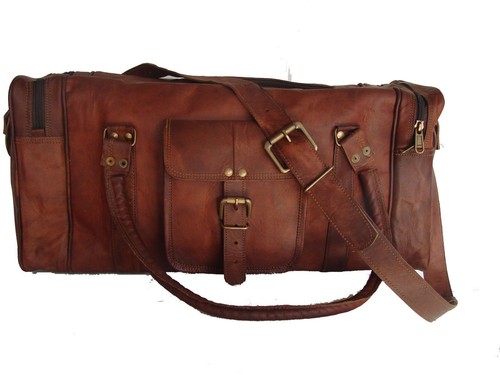 Genuine brown leather - 24",