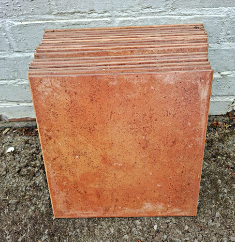 Terracotta ceramic floor - terracotta,