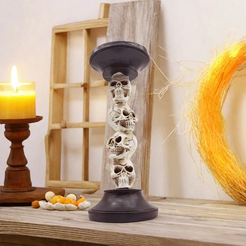 Skull candle holder - skull,