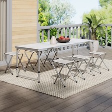 6FT Table & 6x Chair Set