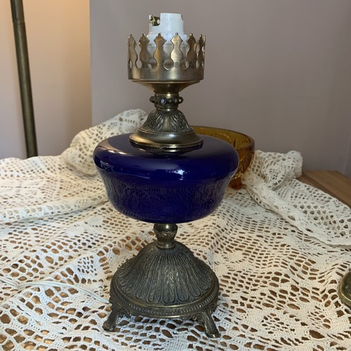 Vintage brass cobalt - vintage, blue