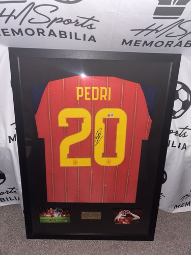 Pedri spain genuine - pedri, framed