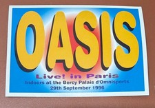Oasis official post card - , live
