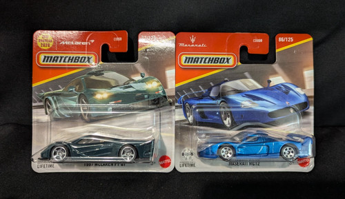 Matchbox pair 1997 mclaren - pair,
