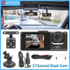 3 Lens Car Dash Cam Kit Front