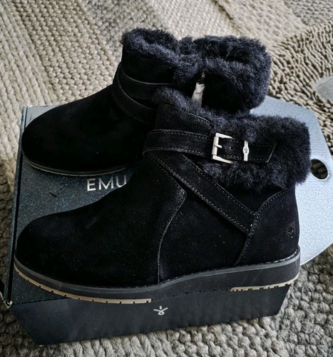 Emu merak sheepskin boots - emu, size