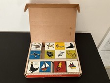 Vintage Complete Set 1959 Creative Playthings Wood Lotto Game A335